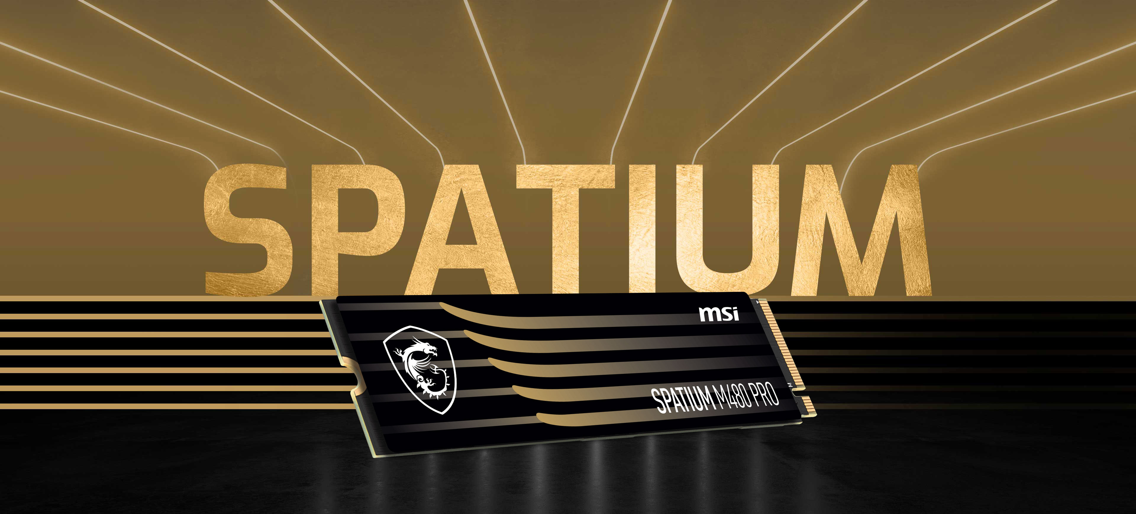 MSI SSD SPATIUM M480 PRO PCIe 4.0 NVMe M.2 2TB Internal Solid